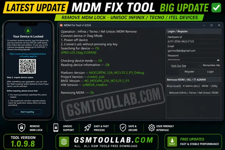 MDM Fix Tool
