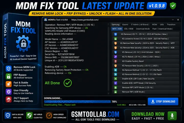 MDM Fix Tool