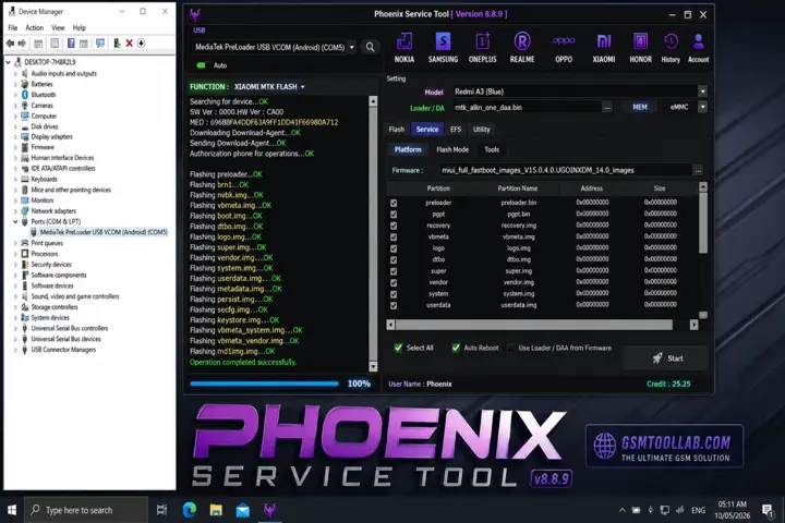 Phoenix Service Tool