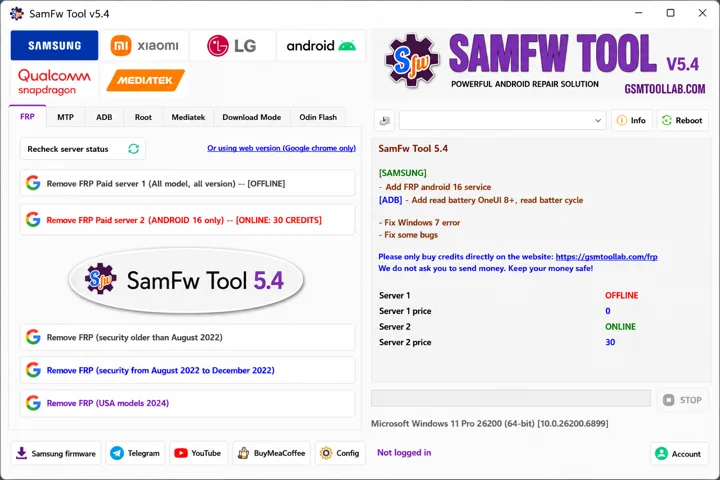 SamFw FRP Tool
